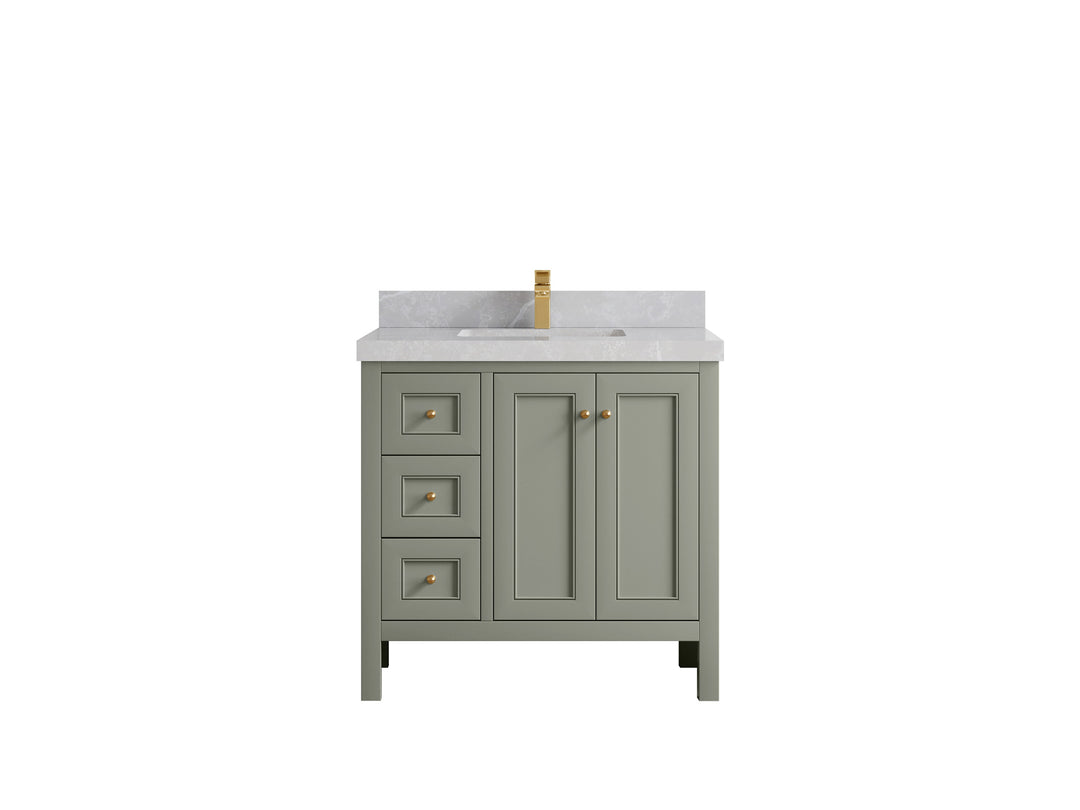 Nashville 36 in. W x 22 in. D Center Sink Bathroom Vanity