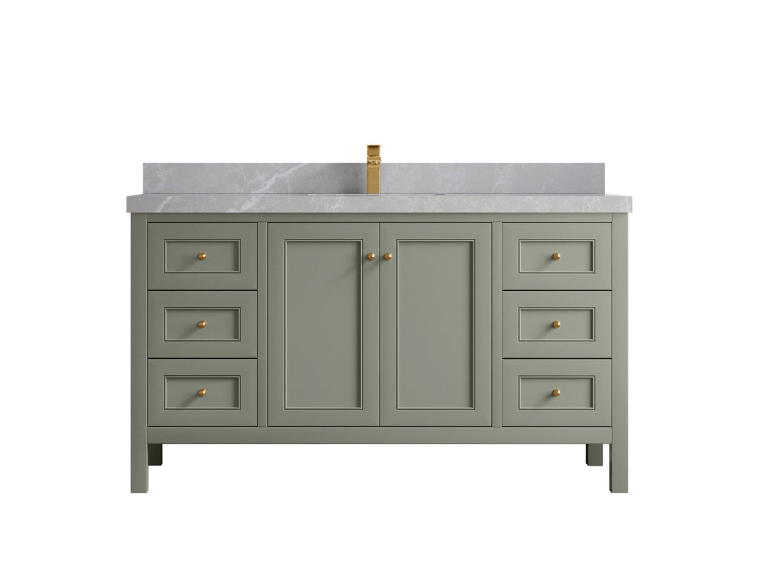 Nashville 60 in. W x 22 in. D Single Sink Bathroom Vanity
