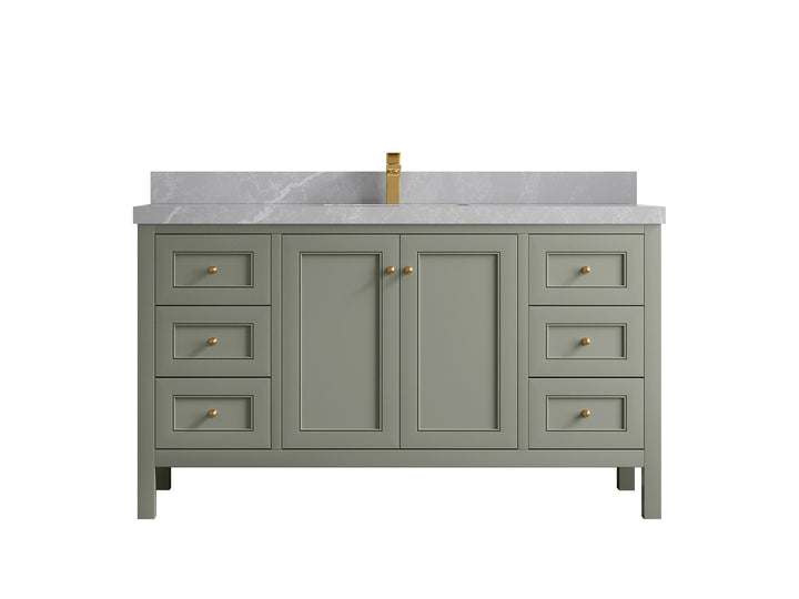 Nashville 60 in. W x 22 in. D Single Sink Bathroom Vanity - photo 41