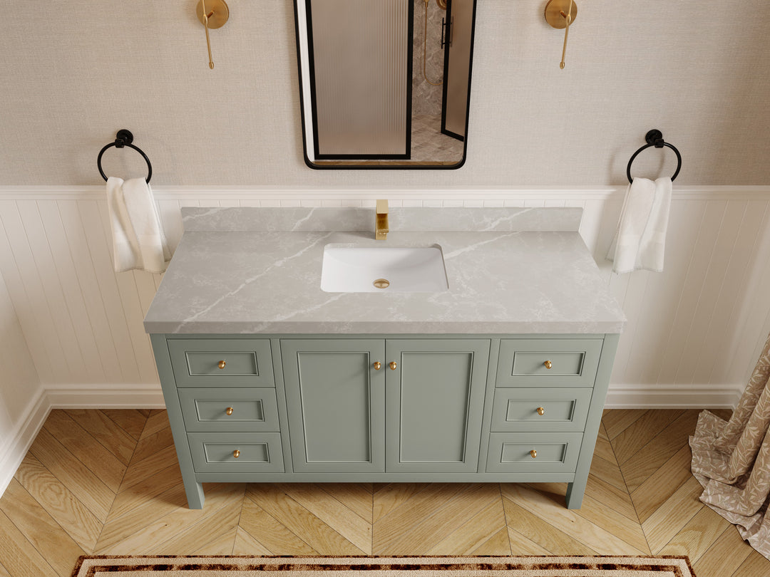 Nashville 60 in. W x 22 in. D Single Sink Bathroom Vanity