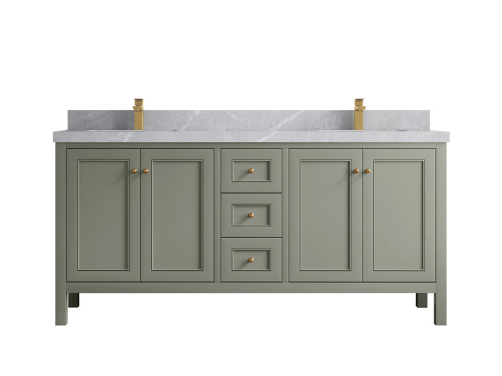 Nashville 72 in. W x 22 in. D Double Sink Bathroom Vanity - photo 41