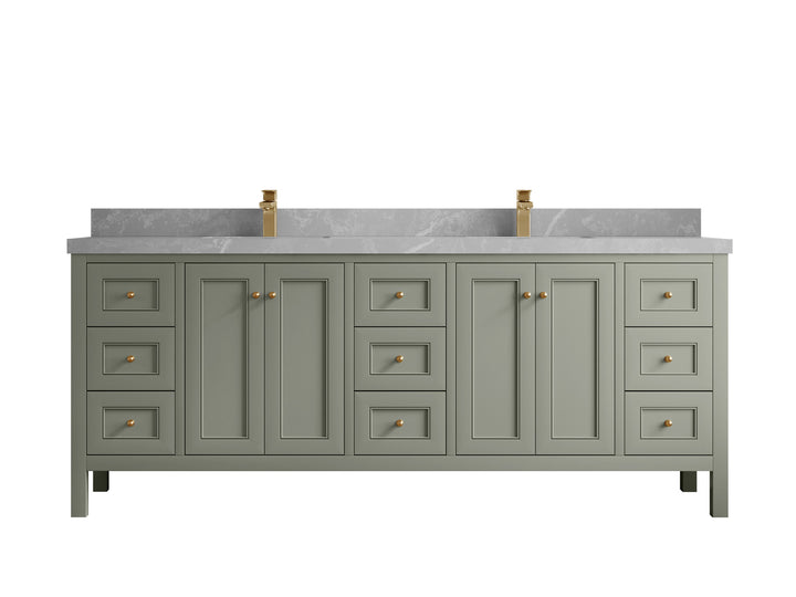 Nashville 84 in W x 22 in D Double Sink Bathroom Vanity - photo 41