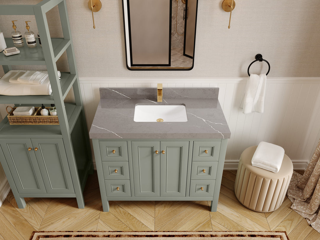 Nashville 42 in. W x 22 in. D Single Sink Bathroom Vanity