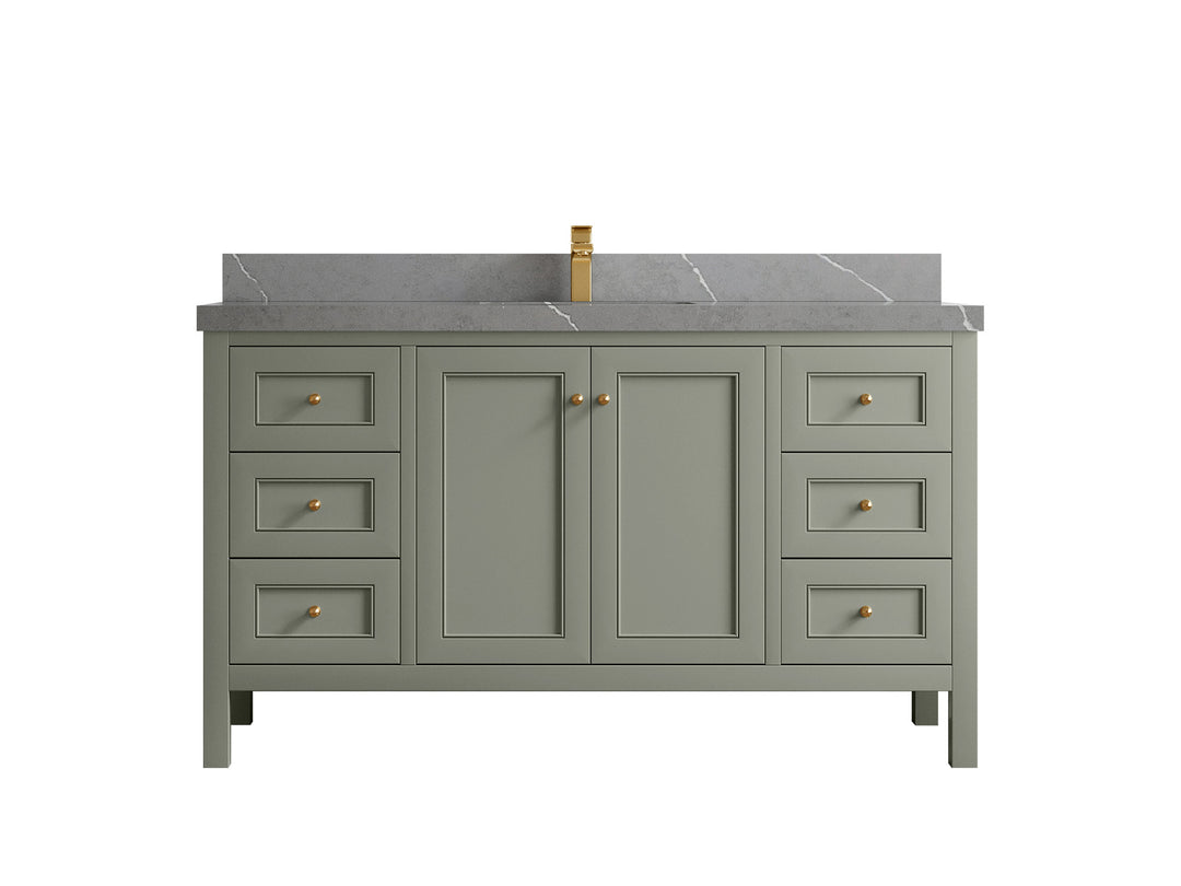 Nashville 60 in. W x 22 in. D Single Sink Bathroom Vanity