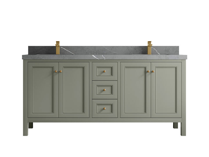 Nashville 72 in. W x 22 in. D Double Sink Bathroom Vanity - photo 43