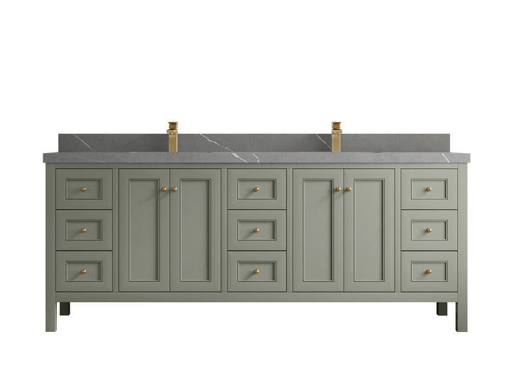 Nashville 84 in W x 22 in D Double Sink Bathroom Vanity - photo 43