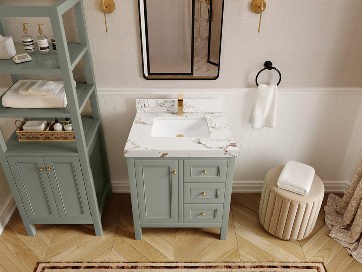 Nashville 30 in. W x 22 in. D Single Sink Bathroom Vanity - photo 46