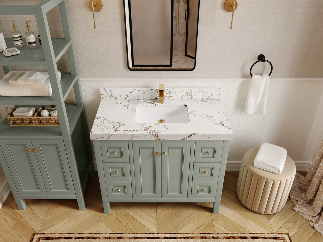 Nashville 42 in. W x 22 in. D Single Sink Bathroom Vanity