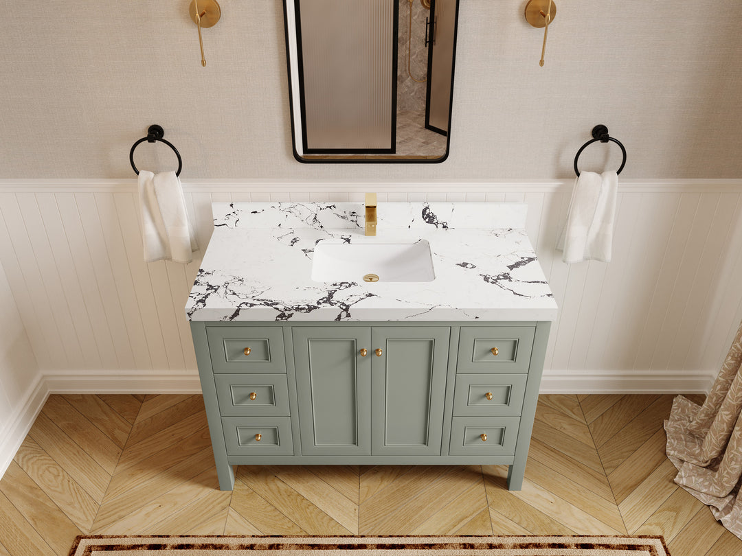 Nashville 48 in. W x 22 in. D Single Sink Bathroom Vanity