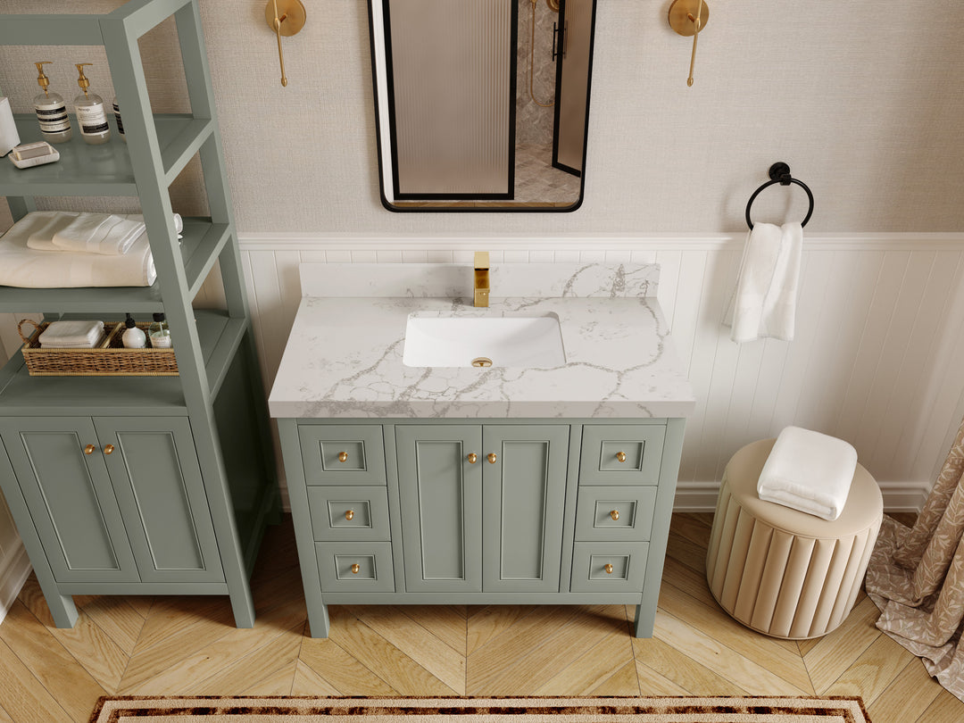 Nashville 42 in. W x 22 in. D Single Sink Bathroom Vanity