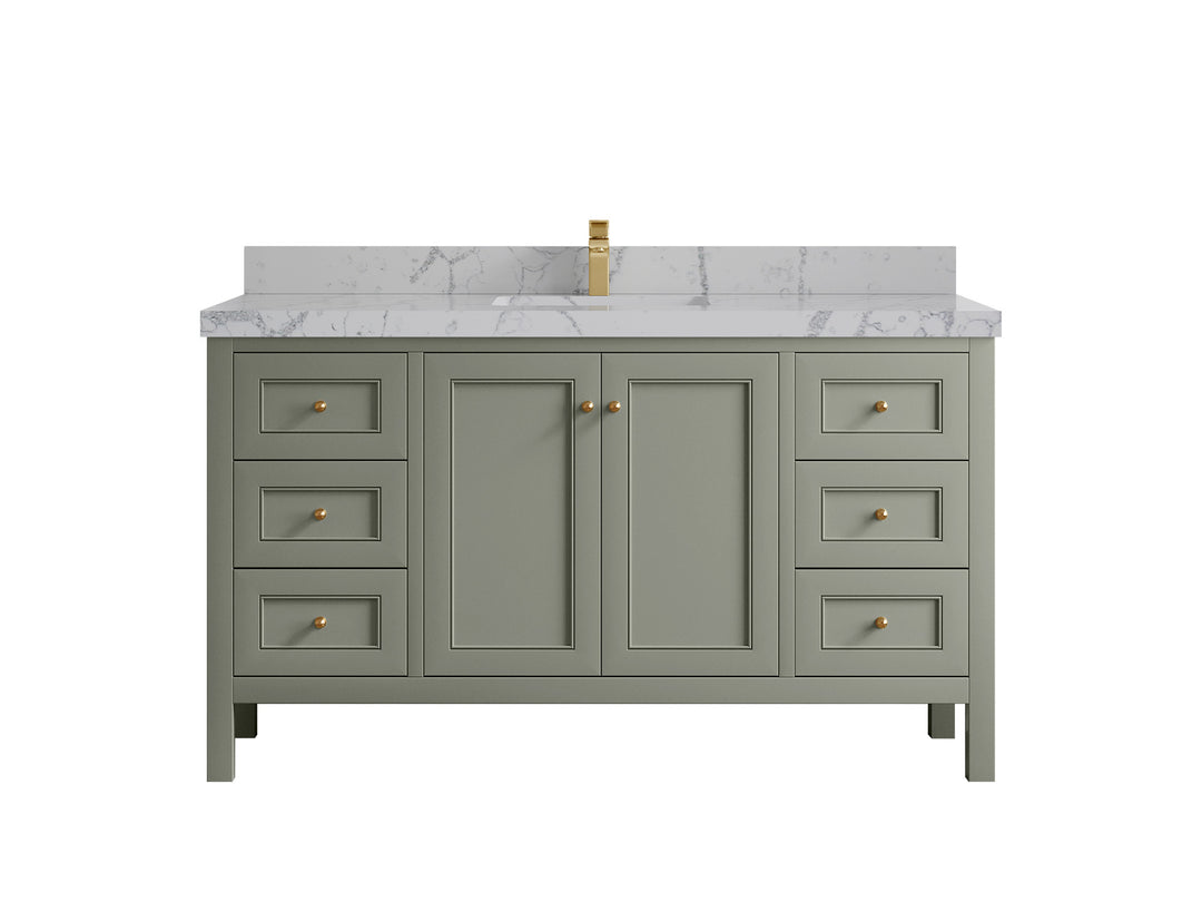 Nashville 60 in. W x 22 in. D Single Sink Bathroom Vanity