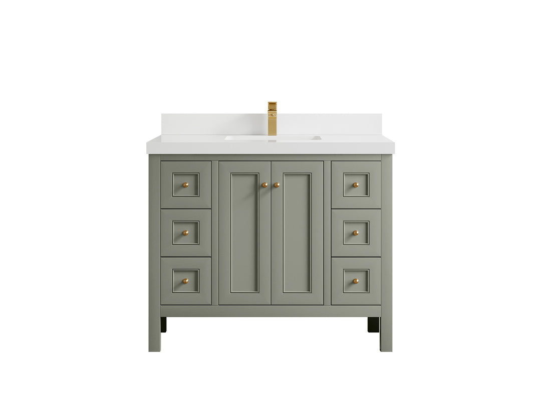 Nashville 42 in. W x 22 in. D Single Sink Bathroom Vanity