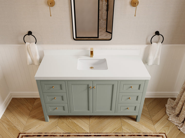 Nashville 60 in. W x 22 in. D Single Sink Bathroom Vanity - photo 14