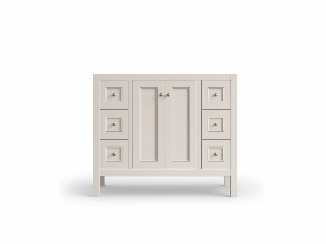Nashville 42 in. W x 22 in. D Single Sink Bathroom Vanity | 
              
                Fine Grain Linen Beige
                
                  
             - NAS_FNG_WHQZ_42 - photo №27