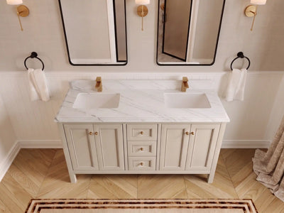 Nashville 60 in. W x 22 in. D Double Sink Bathroom Vanity