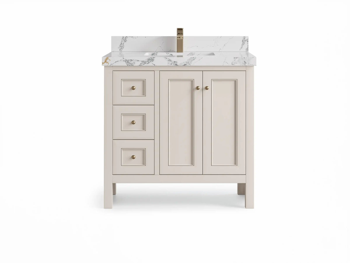 Nashville 36 in. W x 22 in. D Center Sink Bathroom Vanity