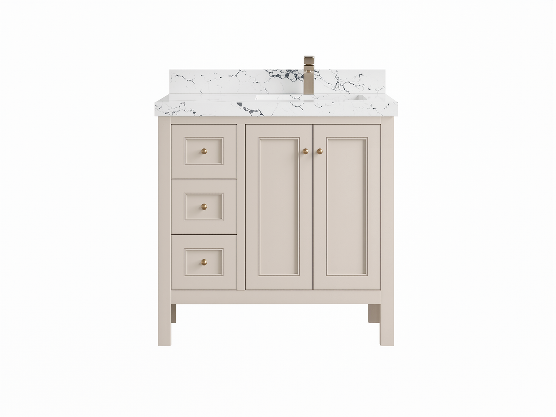 White and Neutral Bathroom Vanities - photo 10