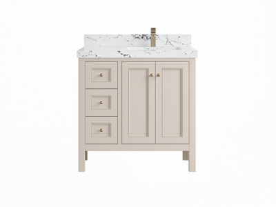 Nashville 36 in. W x 22 in. D Right Offset Sink Bathroom Vanity