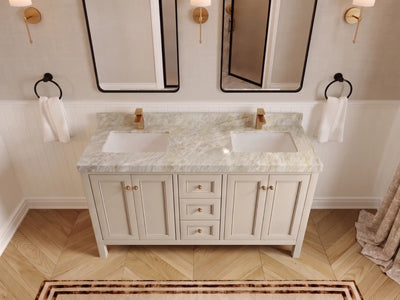 Nashville 60 in. W x 22 in. D Double Sink Bathroom Vanity