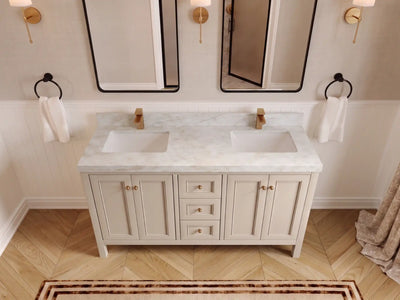 Nashville 60 in. W x 22 in. D Double Sink Bathroom Vanity