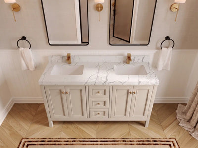 Nashville 60 in. W x 22 in. D Double Sink Bathroom Vanity