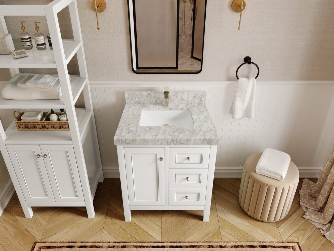 Nashville 30 in. W x 22 in. D Single Sink Bathroom Vanity