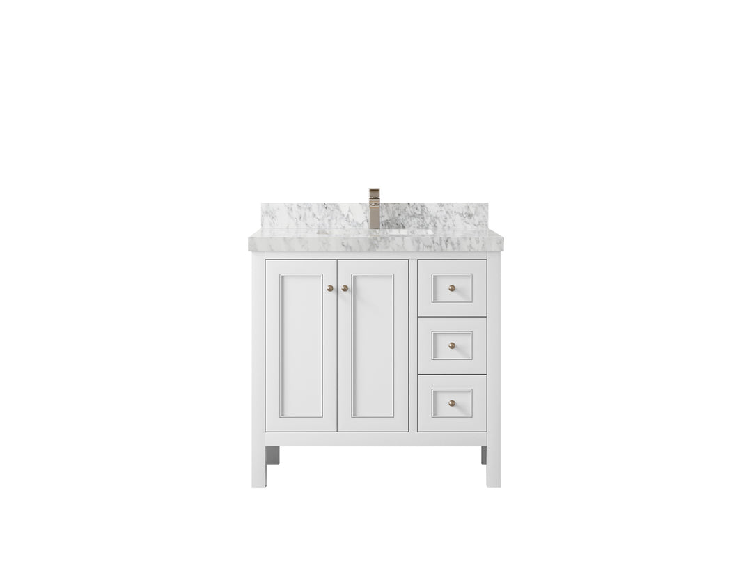 Nashville 36 in. W x 22 in. D Center Sink Bathroom Vanity