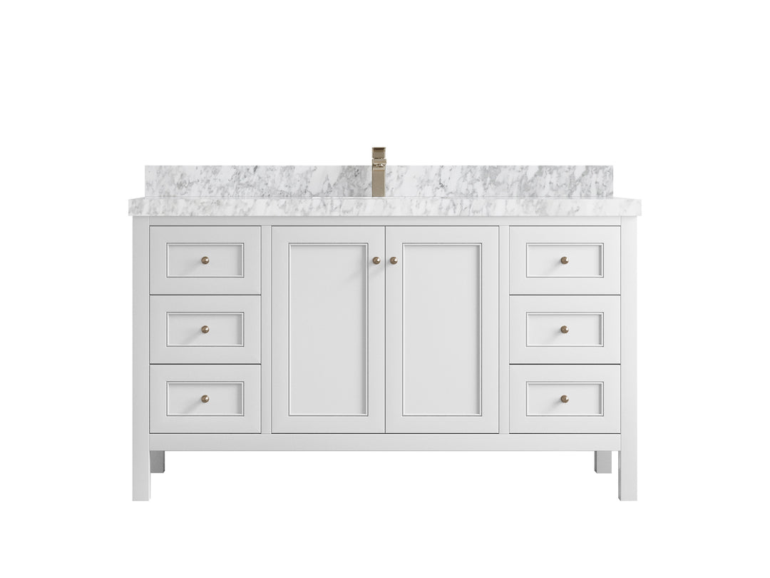 Nashville 60 in. W x 22 in. D Single Sink Bathroom Vanity