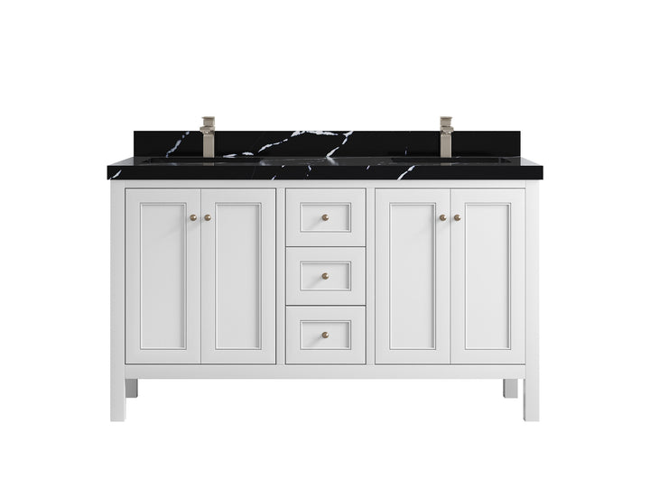Nashville 60 in. W x 22 in. D Double Sink Bathroom Vanity - photo 39
