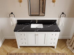 Nashville 60 in. W x 22 in. D Single Sink Bathroom Vanity - photo 34