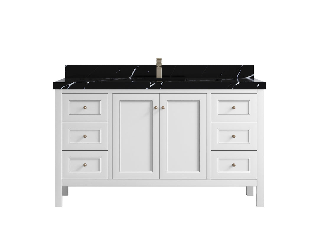 Nashville 60 in. W x 22 in. D Single Sink Bathroom Vanity