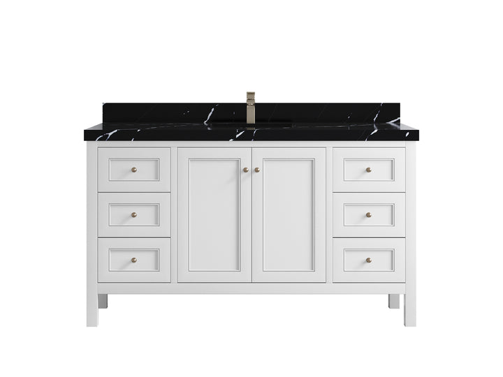 Nashville 60 in. W x 22 in. D Single Sink Bathroom Vanity - photo 35