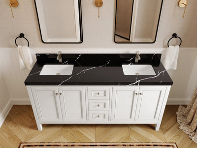 Nashville 72 in. W x 22 in. D Double Sink Bathroom Vanity