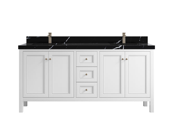Nashville 72 in. W x 22 in. D Double Sink Bathroom Vanity - photo 35