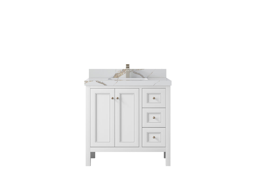Nashville 36 in. W x 22 in. D Center Sink Bathroom Vanity