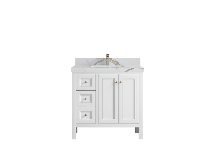 Nashville 36 in. W x 22 in. D Center Sink Bathroom Vanity - photo 18