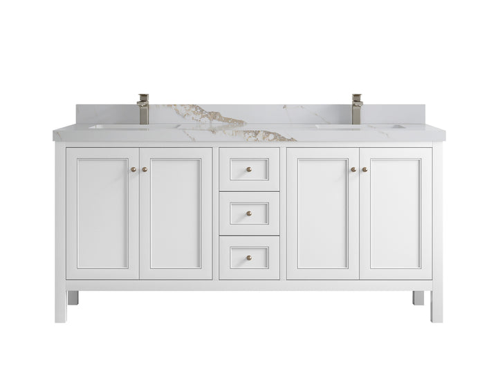 Nashville 72 in. W x 22 in. D Double Sink Bathroom Vanity - photo 37