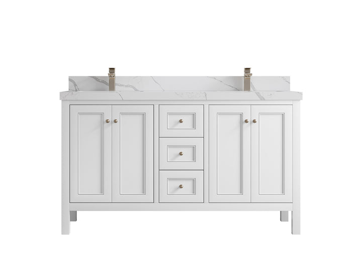 Nashville 60 in. W x 22 in. D Double Sink Bathroom Vanity - photo 19