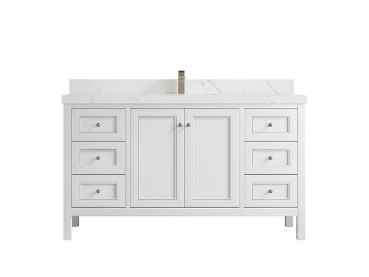 Nashville 60 in. W x 22 in. D Single Sink Bathroom Vanity - photo 19