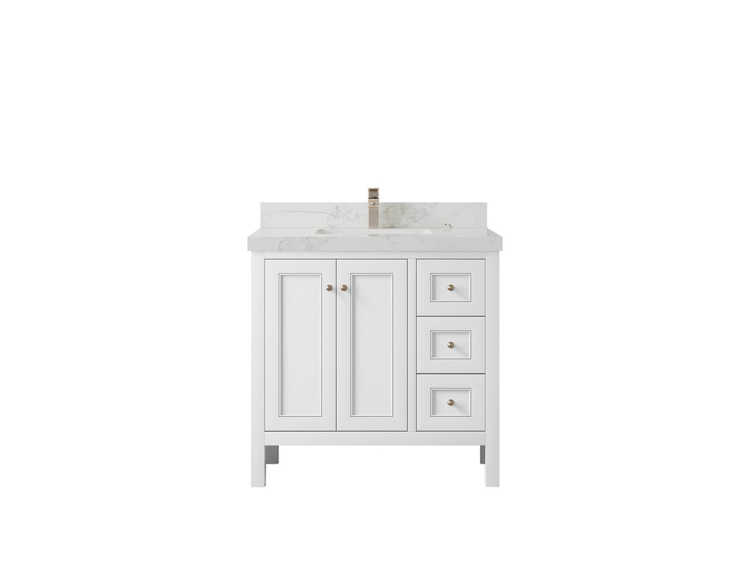 Nashville 36 in. W x 22 in. D Center Sink Bathroom Vanity
