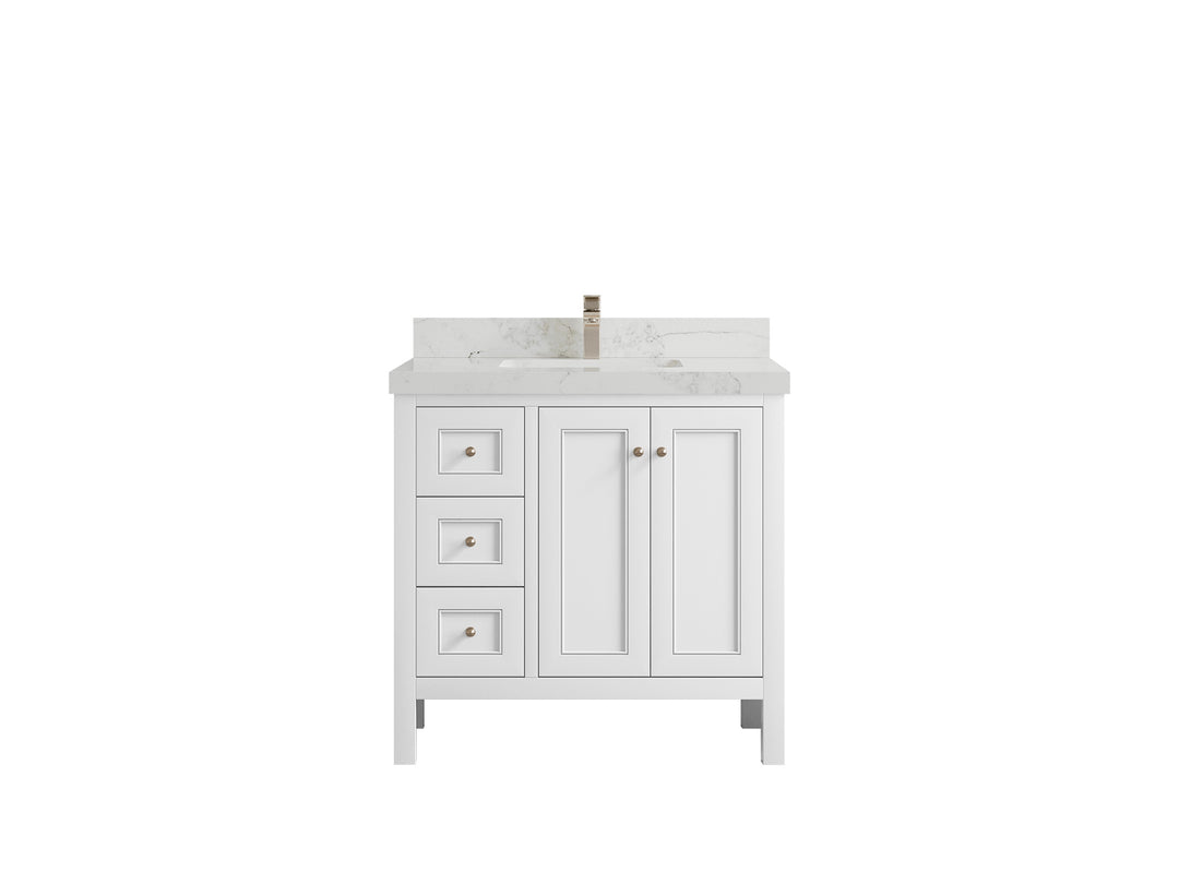 Nashville 36 in. W x 22 in. D Center Sink Bathroom Vanity