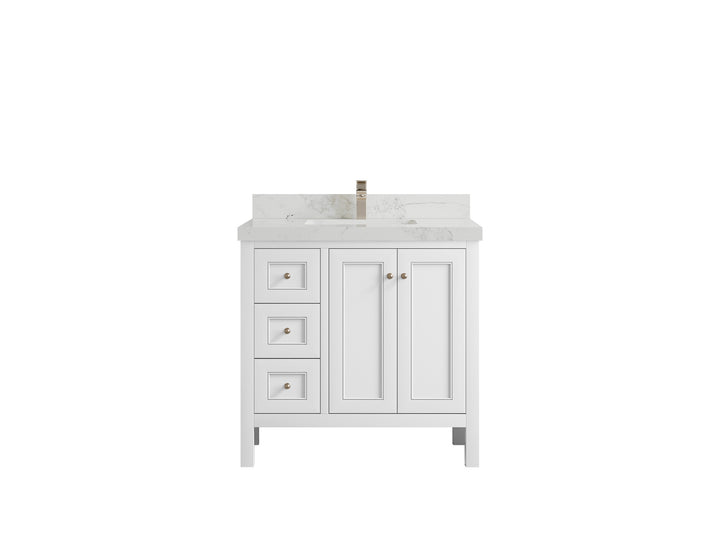Nashville 36 in. W x 22 in. D Center Sink Bathroom Vanity - photo 22
