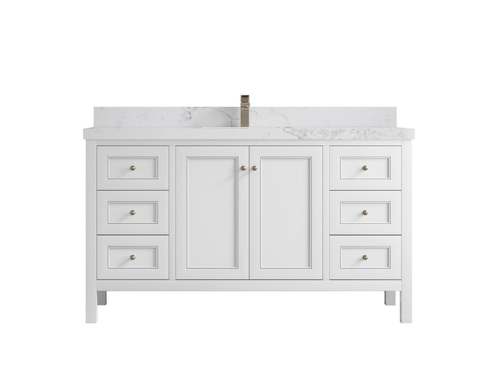 Nashville 60 in. W x 22 in. D Single Sink Bathroom Vanity - photo 21