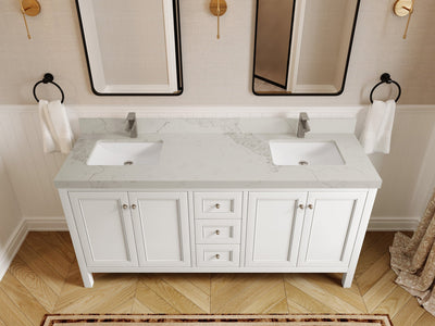 Nashville 72 in. W x 22 in. D Double Sink Bathroom Vanity