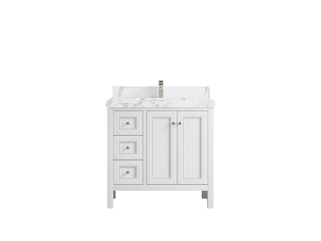 Nashville 36 in. W x 22 in. D Center Sink Bathroom Vanity