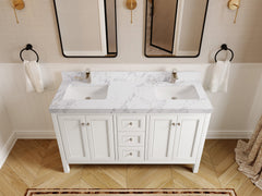 Nashville 60 in. W x 22 in. D Double Sink Bathroom Vanity - photo 42