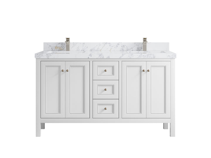 Nashville 60 in. W x 22 in. D Double Sink Bathroom Vanity - photo 43