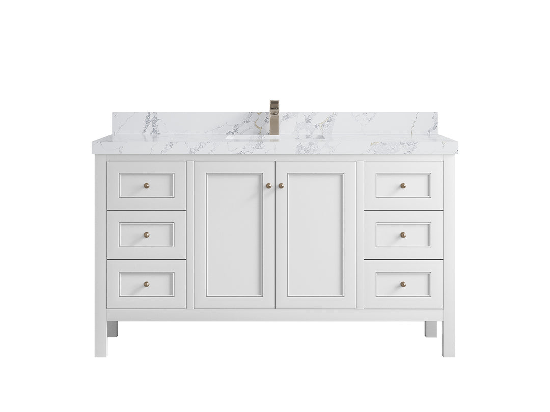 Nashville 60 in. W x 22 in. D Single Sink Bathroom Vanity