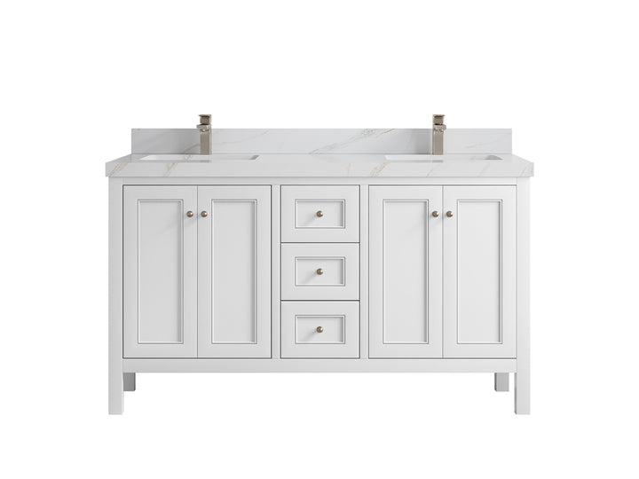 Nashville 60 in. W x 22 in. D Double Sink Bathroom Vanity - photo 33