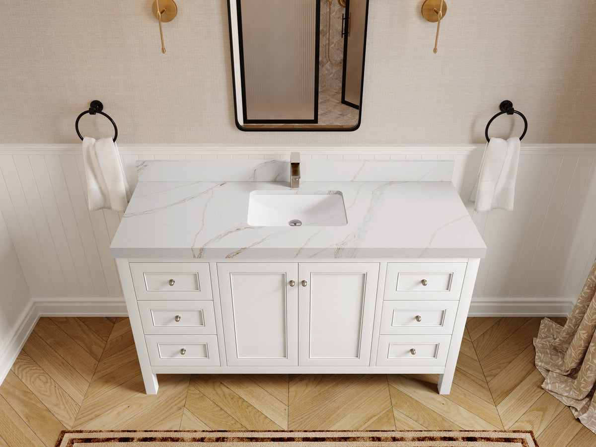 Nashville 60 in. W x 22 in. D Single Sink Bathroom Vanity